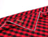 Unique Style Paws Dog Christmas Bandanas - 1PC Washable Cotton Triangle Black&Red Plaid Scarfs
