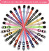 14 PCS Puppy Collars - Litter ID Collars Glow in The Dark Whelping Supplies, Soft Nylon Breakaway Colored Collars with
