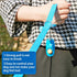 BAAPET Long Dog Training Leash, 15 ft 20 ft 30 ft 50 ft 100 ft for Small, Medium, Large Dogs or Cats (50 Feet, SkyBlue)