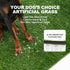 HQ4US 4LEGS 2 Sets, Dog Pee Grass with Washable Pee Pads for Dog Litter Box Large Ultra-Absorbent Artificial Grass Pads