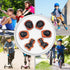 Knee Pads for Kids, Toddler Protective Gear Set, Elbow Pads and Knee Pads for Girls and Boys, 3 in 1, Orange M