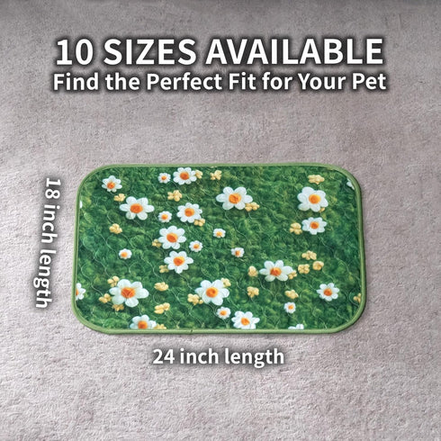 2 Pack 18"x24" Washable Pee Pads for Dogs, Reusable Puppy Potty Training Pads, Ultra-Absorbent Thick Waterproof