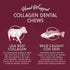 Icelandic+ Beef Collagen Dental Chew Stick Wrapped with Fish 4" Dog Treat
