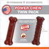 Nylabone Power Chew Classic Bone Chew Toy for Dogs, Durable for Aggressive Chewers, Bacon & Steak Flavor,
