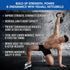 Yes4All Cast Iron Kettlebell Weights, Powder Coated for Strength Training and Home Gym