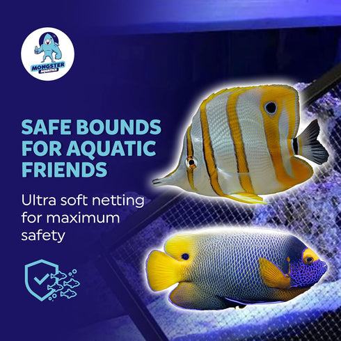 Clear Mesh Netting Material 4'x5', Plastic Mesh Screen for Fish Aquarium Top Cover, Aquarium Mesh Screen