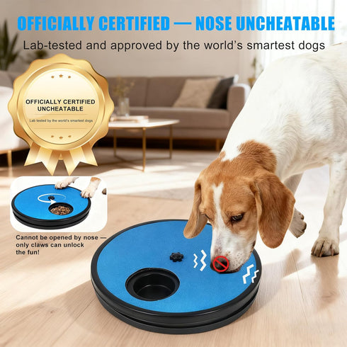 MuzzlePop 2 40 lbs) Dog Nail Scratch Board with Knobs Best for Small & Medium Dogs (Under | Stress-Free Nail File