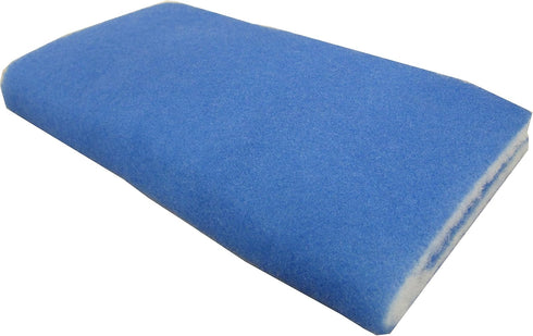 Classic Bonded Filter Pad for Ponds and Aquariums, Cut to Fit 12x72, Blue/White