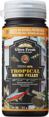 Ultra Fresh Tetra Fish Food, Slow Sinking Tropical Micro Pellet with Wild Sword Prawns and Spirulina, 1.87 oz