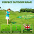 Golf Chipping Game Mat Set for Indoor Outdoor Practice, Stick Chip Golf Games for Family (70.1x47.2in)