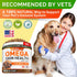 3 (180Ct) STRELLALAB Omega for Dogs - Fish Oil Treats - Allergy & Itch Relief Skin & Coat Supplement - Dry Itchy Skin