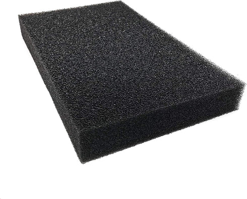 JIH Aquarium Foam Filter Pad - 16 x 10 x 2 inch Cut to Fit Sponge Filter Media for Fish Tank (30PPI)