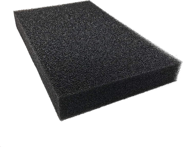 JIH Aquarium Foam Filter Pad - 16 x 10 x 2 inch Cut to Fit Sponge Filter Media for Fish Tank (30PPI)