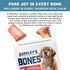 Frozen 4 Count (3 Pack) Barkleys Bag Beef Marrow Bones, Dog Treats, Single Ingredient Center Cut Beef Bone, Raw Natural