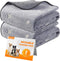 LOOBANI Washable Pee Pads for Dogs, Fast Absorption, Reusable Puppy Pads, Waterproof Training Pads, Grey 2 Pack