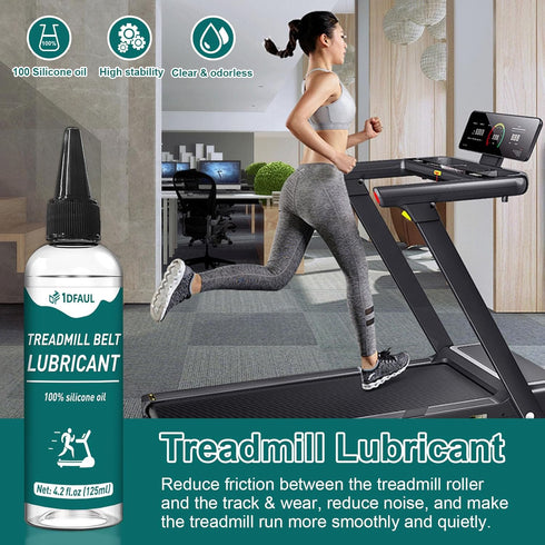 1DFAUL 250ml Treadmill Lubricant for Belt, Silicone Treadmill Oil Belt Lubricant High Temperature Resistance, Reduces