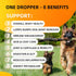 17 1 3000mg 10 Immune 3.38FL.oz in Turkey Tail Mushroom for Dogs - High Potency Turkey Tail Extract for Dogs