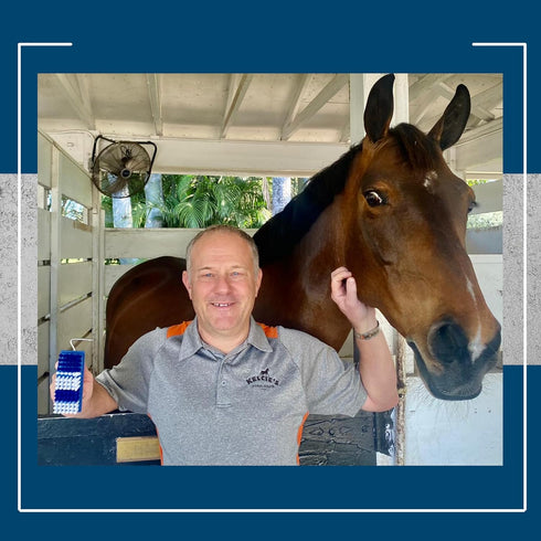 Slip-Proof Grooming Brush for Horses - Kelcie's Pick Brush Cleaning Tool