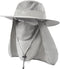 KOOLSOLY Fishing Hat - Sun Cap with UPF 50+ Protection and Neck Flap for Men and Women
