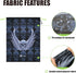 Packing (SP80) SANDIAN, Golf Shoes Pouch Bag, Waterproof Storage Bag, Drawstring Rope Closures, Sublimation Dye Prints