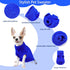uxcell Small Dog Sweater Thick Twisted Knit Pullover Turtleneck Pet Dog Clothes Apparel, Soft Winter Warm Dog Sweater for Small Medium Puppy Dogs Cats(Blue, XX-S)