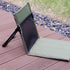 Breathable Mesh Back Folding backrest,Ultralight Aluminum Alloy Camp Seat with Ventilated Backrest, Portable Outdoor