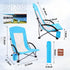 (1-Pack Beach Chairs Beach Chairs for Adults Folding Camping Chair with High Mesh Back w/Carry Bag and Cup Holder