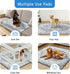 Usnfhcaw 2 Pack, 48x48 Washable Pee Pads for Dogs Absorbent Reusable Puppy Pads Waterproof, Leakproof & Non-Slip