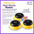 Hunger For Words Talking Pet Next Words Names - 3 Piece Set of Recordable Speech Buttons for Dog Training