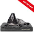 Replacement Outer Cover ONLY for The Dog's Bed, Washable Plush Fabric, Medium 34” x 22” x 4” (Grey Fur)