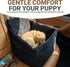 Otalar 35 lbs, Elevated Dog Car Seat for Small/Medium Dogs up to Memory Foam Pet Booster Seat with Detachable Washable