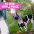 16 FT Retractable Dog Leash with No Tangle for Dogs up to 44lbs, One-Handed Brake, Strong Nylon Tape