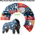 LovinPet Giant Dog Pajamas, Jellyfish and Starfish Deep Sea Print, Lightweight Pullover Clothes for Large Breed Dogs