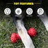 Playology Puppy Teething Bone Dog Toys - Large Chew Toys with Squeaker for Puppies 4-8 Months, All Breeds