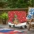 Christmas Patio Cooler Cover for Outdoor Bar Cart Anti Slip Durable Ice