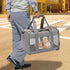 Cat Travel Carrier, Soft-Sided Collapsible Ventilated Breathable Carrier for Small Dogs and Airline Approved Cats under