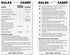 Rules Caddy - Simplify The Rules of Golf - Golf Bag Tag Accessory, Training Aid, Quick Reference Guide