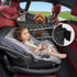 glozaic Large Dog Car Seat Integrated Hard-Back, Durable Waterproof Rear Seat Extension Pad Features Dual mesh Windows
