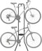 Retrospec Double Decker Free Standing Floor Vertical Bike Stand, Easy Assembly Bicycle Storage for 2 Bikes, 80 lb