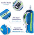 TRIWONDER Handheld Water Bottle for Running, 17 oz Soft Flask with Hand Strap, BPA Free, Blue