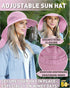 Neck Flap Sun Hat with Wide Brim, UPF 50+ for Hiking, Safari, Fishing, Men and Women