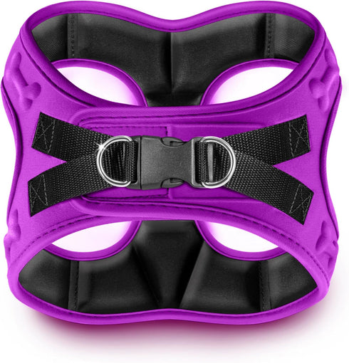 Comfort Fit Step-in Dog & Puppy Harness - Adjustable Soft Padded All Weather Vest for Small to Medium Dogs