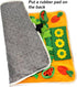 Pet Olfactory Feeding Pad Training Mat - Interactive Puzzle Toy for Dogs & Cats - Natural Foraging Tool - Spring