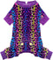 KYEESE Small Dog Pajamas, Velvet Pjs with Leopard Pattern, Stretchy Comfy Onesie Costume for X-Large Dogs