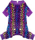 KYEESE Small Dog Pajamas, Velvet Pjs with Leopard Pattern, Stretchy Comfy Onesie Costume for X-Large Dogs