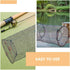 Foldable Fishing Net Shrimp Trap Crawfish Trap Net Nylon Mesh Collapsible Minnow Basket for Freshwater Fishing Portable