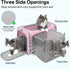 15 lbs, Cozy Expandable Cat Carrier, Airline Approved Soft Sided Pet Carrier for Cats & Small Dogs Up to with Locking