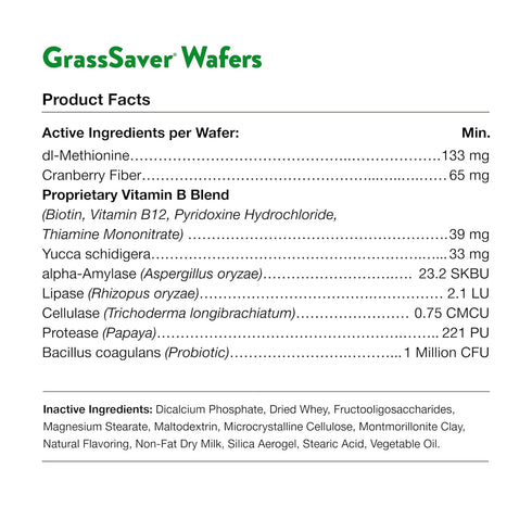NaturVet GrassSaver Wafers for Dogs – 300 Wafers, Healthy Supplement with B-Complex Vitamins & Amino Acids