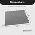 BalanceFrom 1/2' 24 24 1/2 24 6 Puzzle Exercise Mat Thick, EVA Interlocking Foam Floor Tiles for Home Gym, Mat for Home