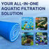 Premium Koi Pond and Aquarium Filter Media Roll, 12 inch by 1 inch Thick for Freshwater or Marine Aquariums